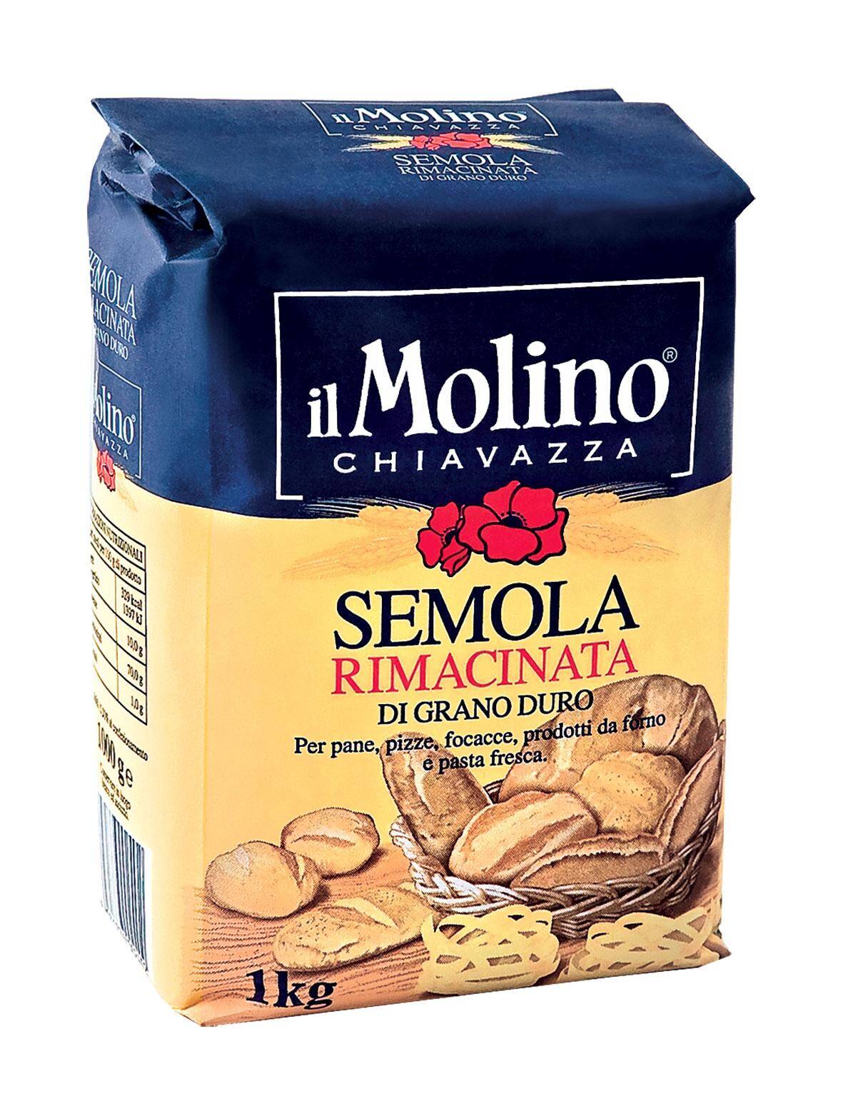 Mąka pszenna Semola Rimacinata 1kg/10 il Molino***