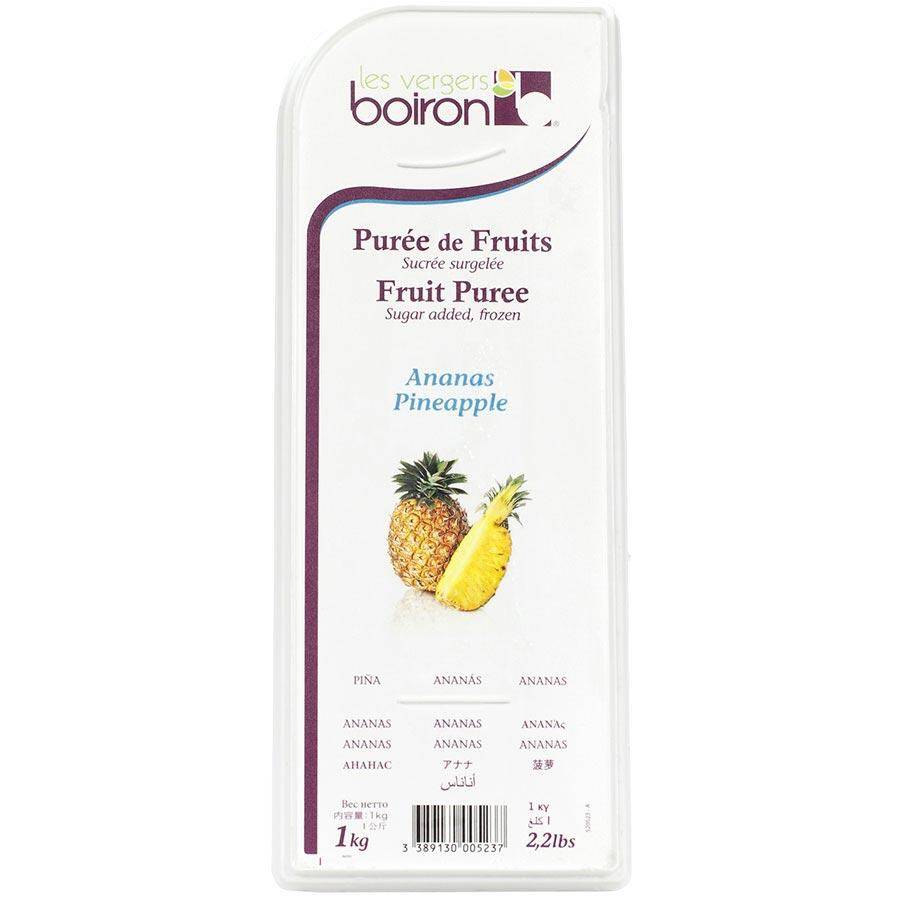 Mus ananasowy b/c (14°Bx) mroż.1kg/6 Boiron