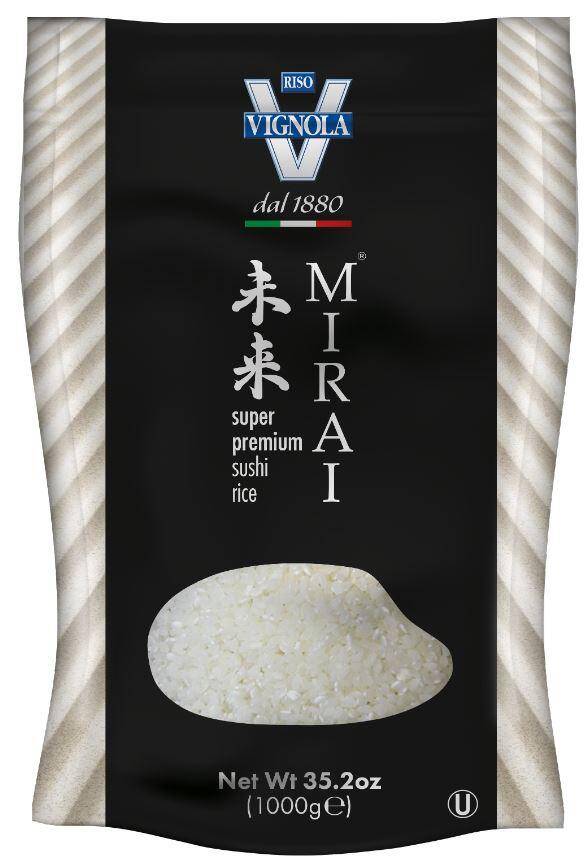 Ryż do sushi Mirai doypack 1kg/10 Vignola