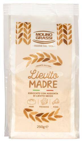 Zakwas naturalny z drożdżami i zarodkami pszenicy Lievito Madre 500g/10 Molino Grassi