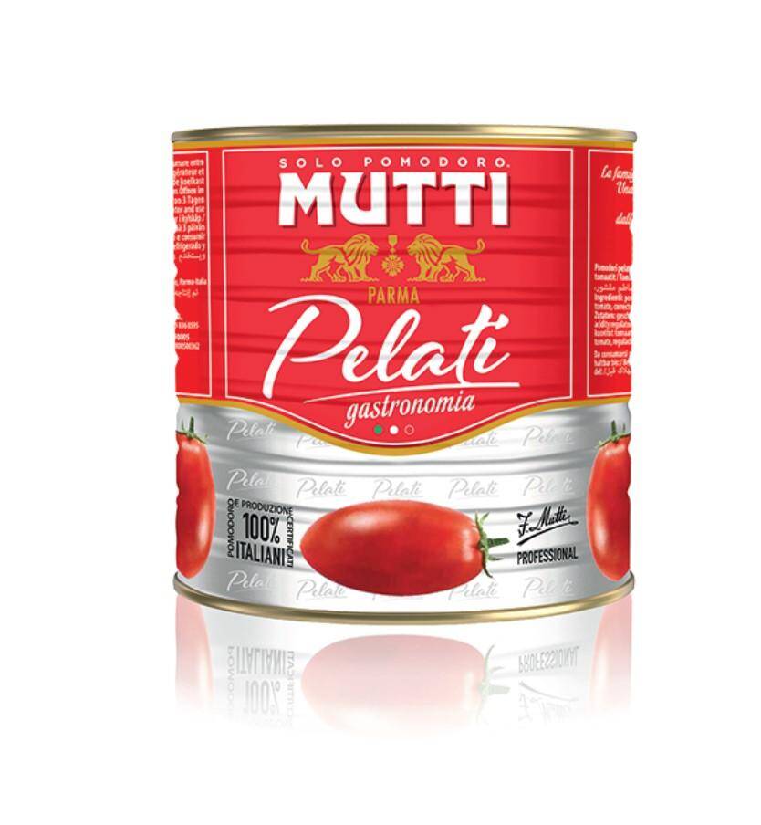 Pomidory Pelati  bez skóry 2,5kg/6 Mutti  3482