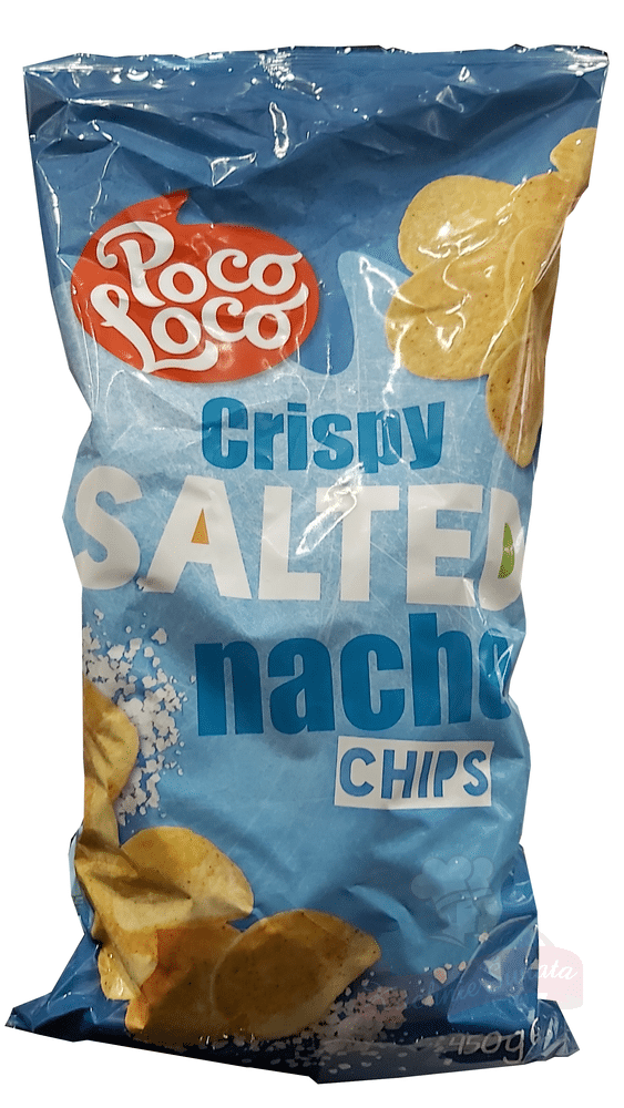 Tortilla chips natur.okrągł.Crispy Salted Nacho 450g/12 Poco Loco p