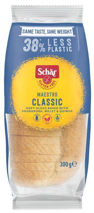 Chleb biały Maestro Classic 300g/4 Schar
