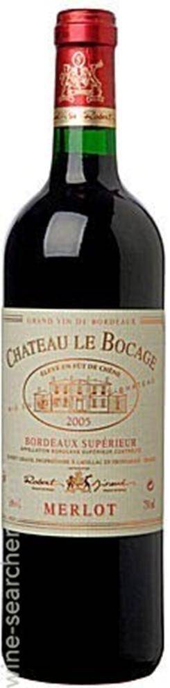 Wino fr. CHT Le Bocage Bordeaux Superieur AOP 13,5% CW 750ml/12