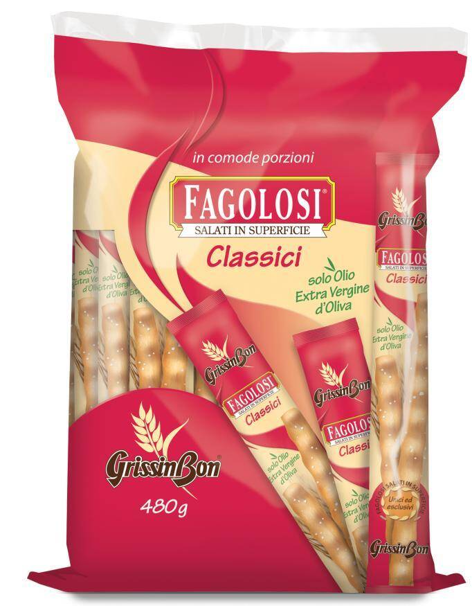 Grissini Fagolosi Classici 480g/6 GrissinBon