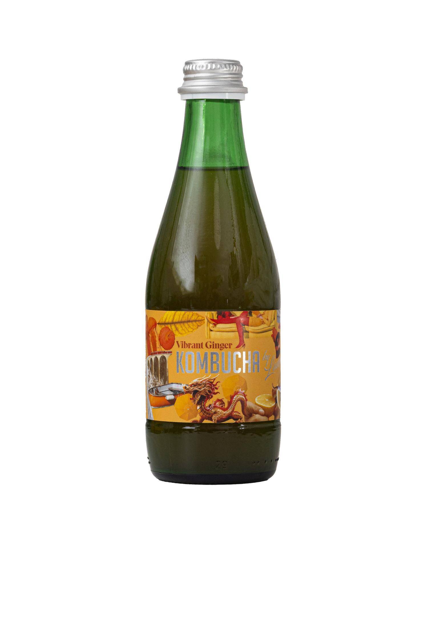 Kombucha Vibrant Ginger 330ml/12 By Laurent