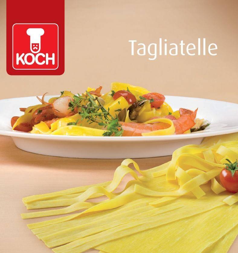 Makaron Tagliatelle podgotowany IQF, mroż.5kg/krt Koch