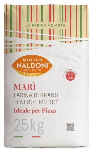 Mąka pszenna pizza Mari, 25kg Naldoni
