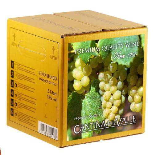 Wino włoskie DV Bianco 12% BW BIB 5L