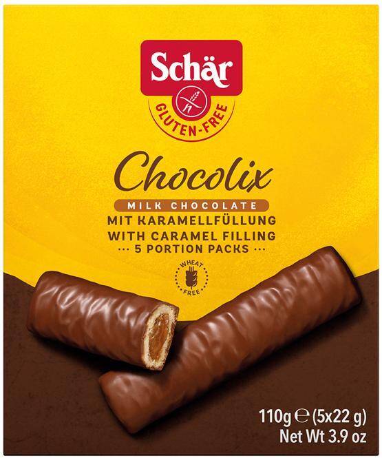 Baton czekol.Chocolix 5x22g,110g/6 Schar