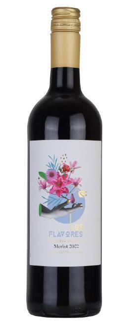 Wino Chile Los Flavores Merlot 13,5% Kwiaty CW 750ml/6