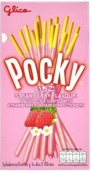Pocky Strawberry - paluszki 45g/120 Glico e*