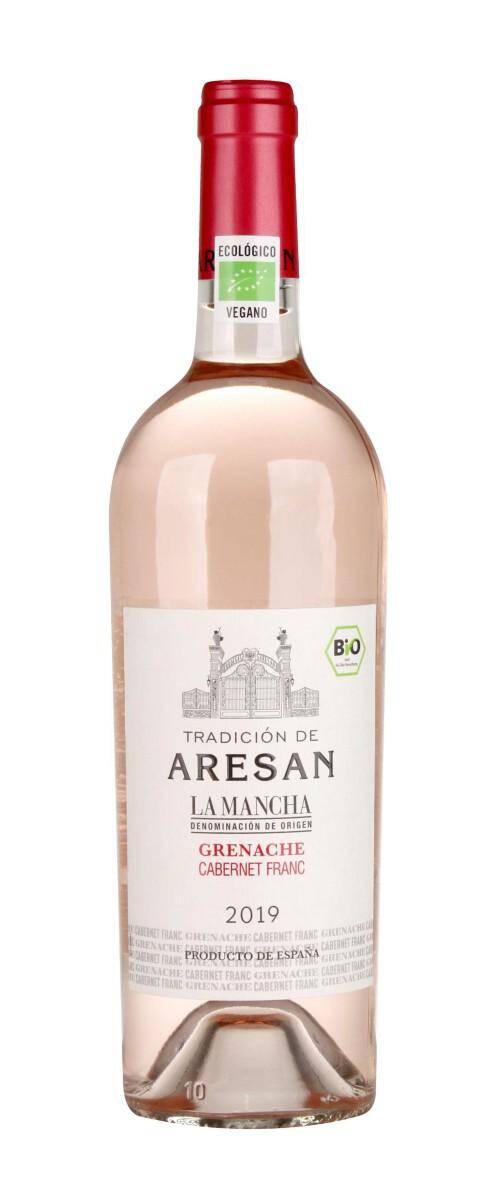 Wino hiszp. Aresan Rose Garnacha & Cabernet Franc EKO.Vegan 12,5% RW 750ml/6