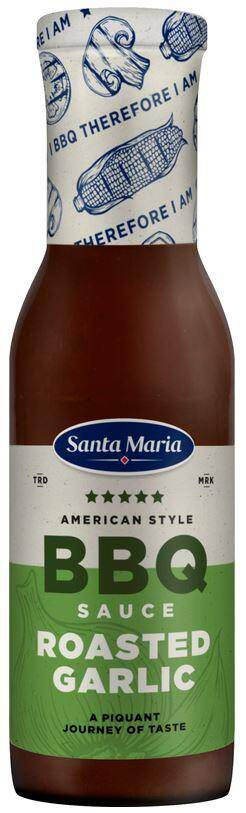 BBQ Sauce Roasted Garlic 335g/12 Santa Maria