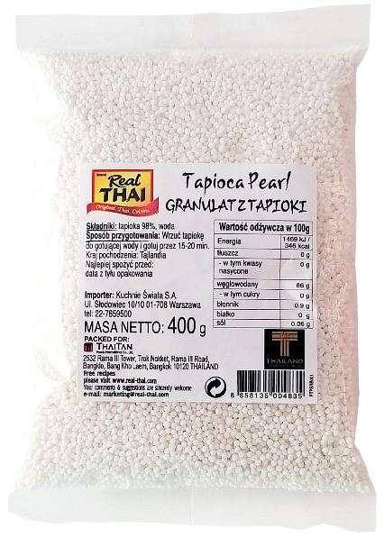 Tapioka perła drobna 400g/24 Real Thai