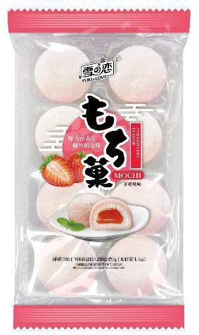 Mochi Strawberry 240g/12 Yuki&Love