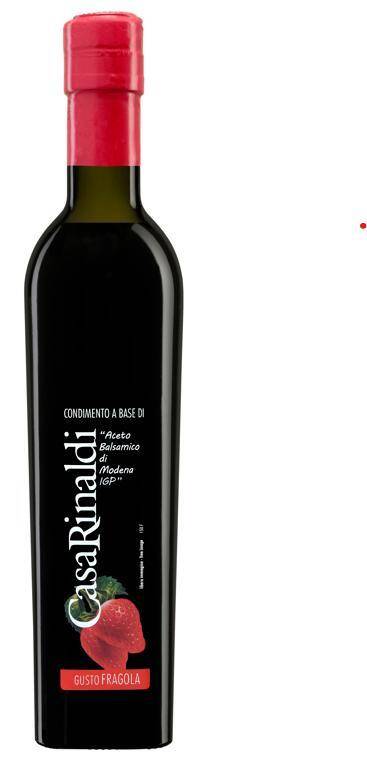 Ocet balsamiczny truskawkowy 250ml/6 Casa Rinaldi***
