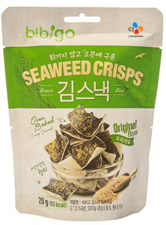 Bibigo Seaweed Rice Crisps 20g/20 p