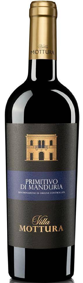 Wino włoskie Mottura Villa Primitivo Manduria DOC 14% CW 750ml/6