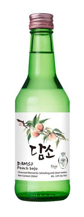 Soju Damso brzoskwinia 12% 350ml/20