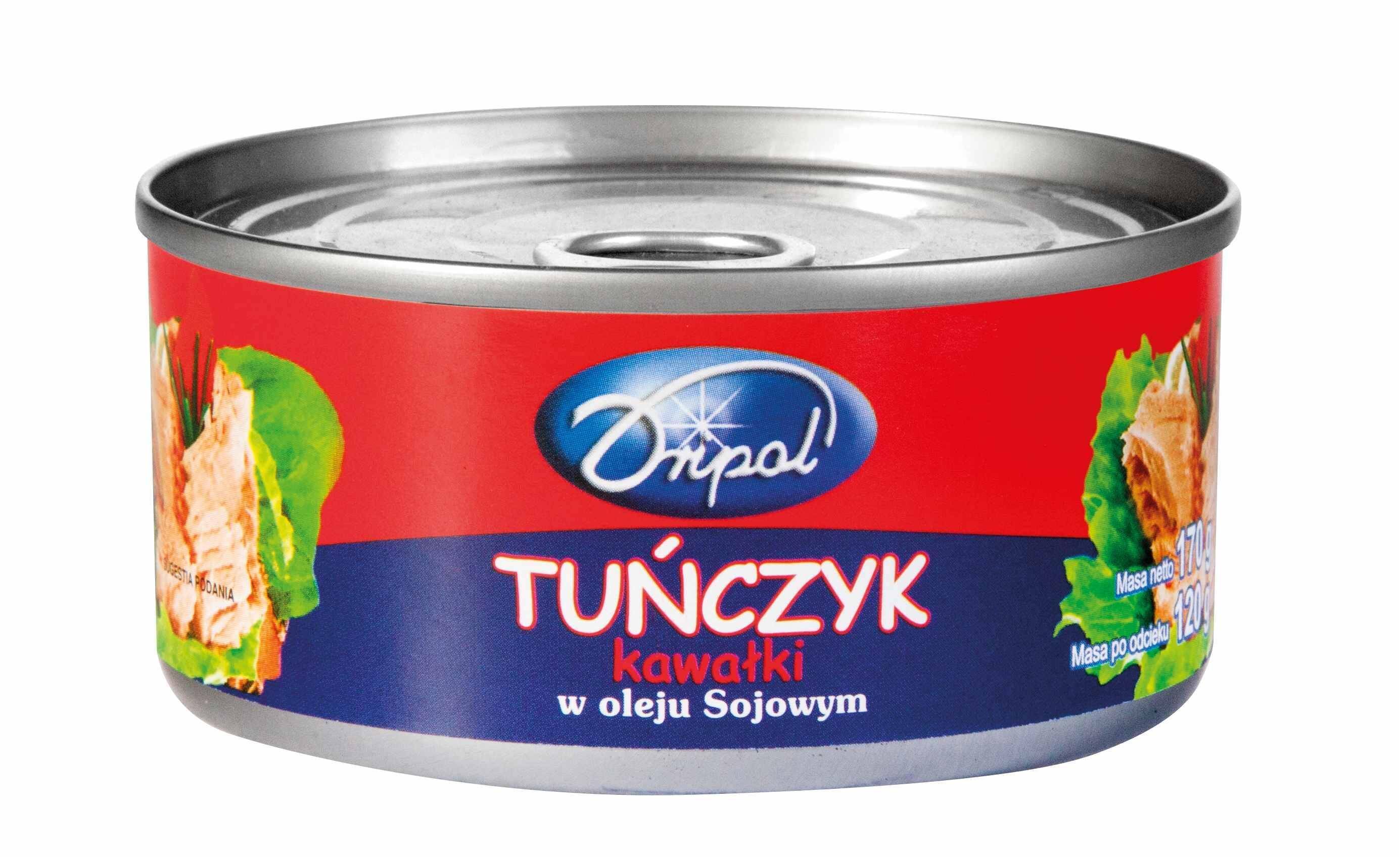 Tuńczyk kawałki w oleju 120g, 170g/48 Dripol