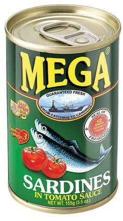 Sardines Tomato Sauce 155g/24 Mega