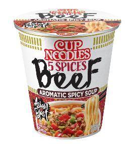 Makar.inst.5 Spices Beef Cup Noodles 64g/8 Nissin