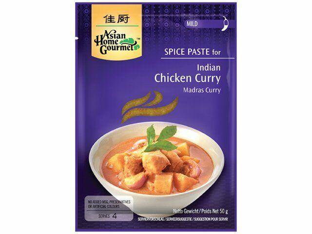 Chicken Curry Madras Paste 50g/12 AHG (16329) e*