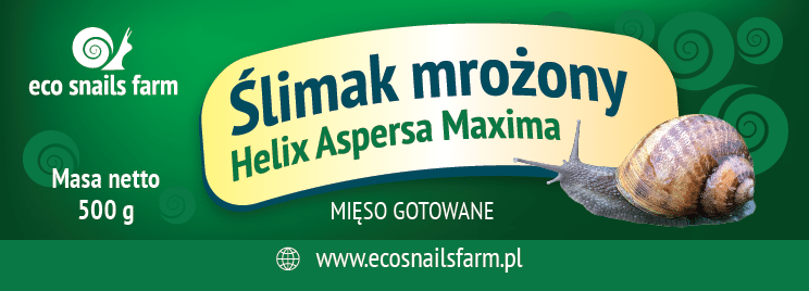 Ślimaki (H.a.maxima) mięso got.mr.500g/14 Eco Snails