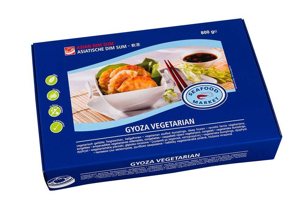 Pierogi Gyoza Vegetarian (fry)40szt,800g/6 Dim Sum