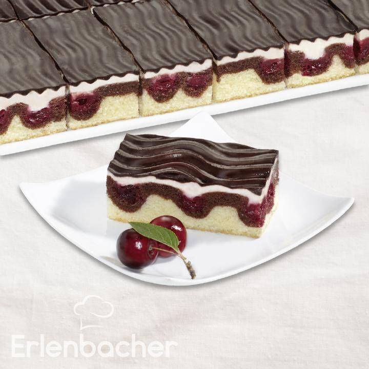Ciasto wiśniowo-czekoladowe Donauwelle 1kg/6 Erlenbacher 39000799