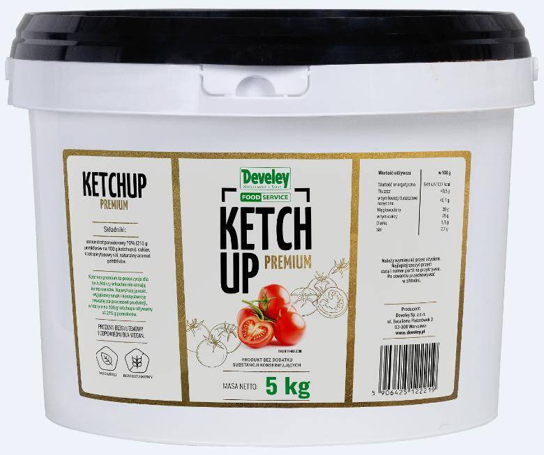 Ketchup Premium 5kg Develey 1041