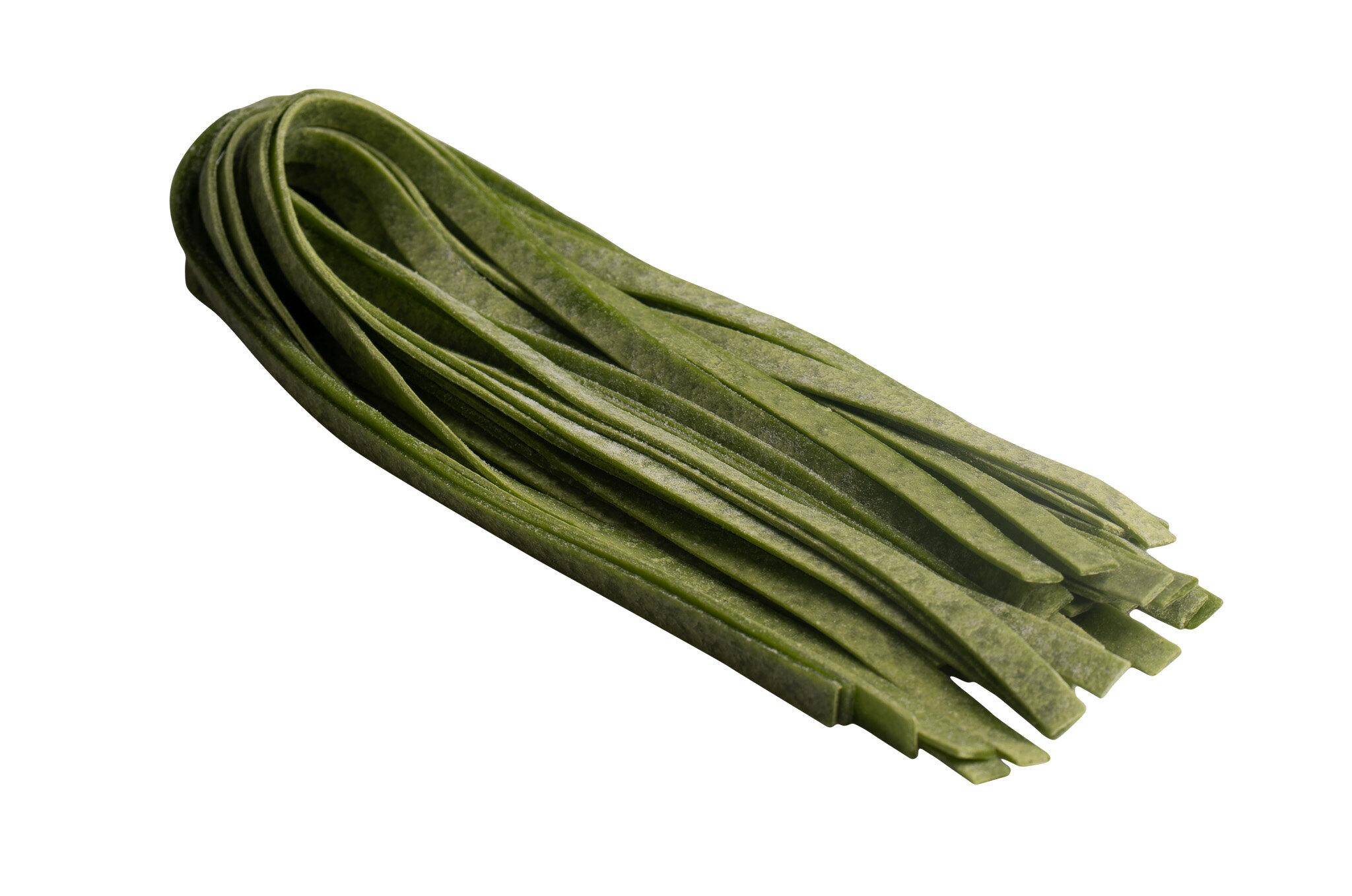 Makaron Tagliatelle szpinakowe (zielone) (6mm,100g/szt) 2kg/krt mroż.Perino
