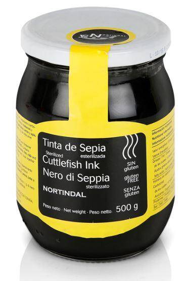 Atrament z mątwy Sepia, słoik 500g/12 Nortindal