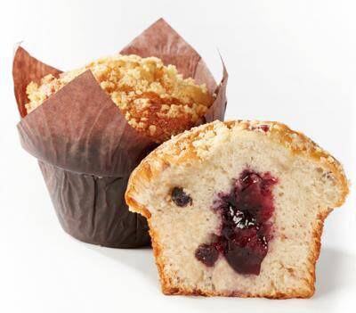 Muffin z jagodami 120gx24szt/2,88kg/krt Delifrance 78827 ***