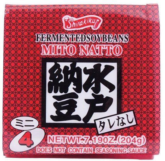 Soja Natto Mini Mito 204g/12 Shirakiku