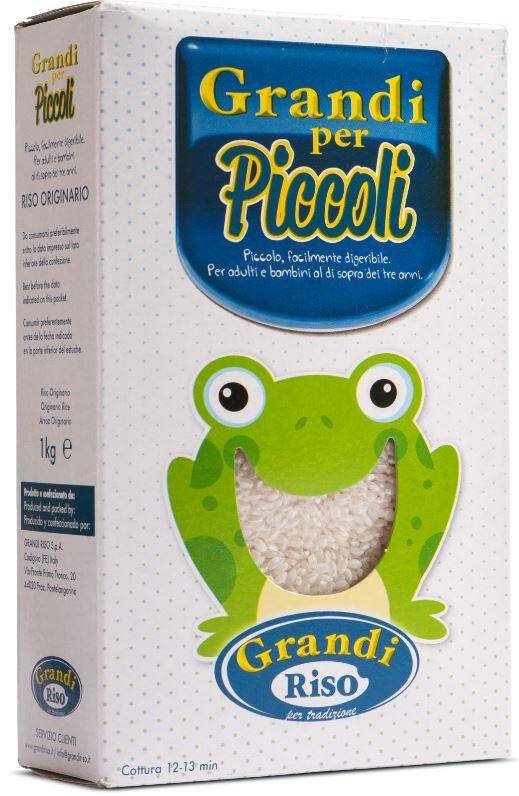 Ryż dla dzieci Grandi per Piccoli,1kg/12 Grandi