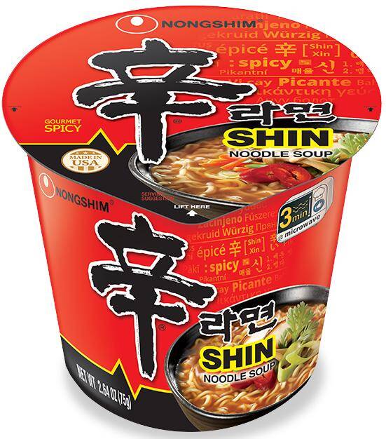 Makar.inst.Shin Cup Hot&Spicy 68g/12 Nong Shim e