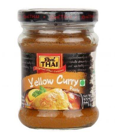 Pasta Curry Yellow słoik 227g/12 RealThai (Zdjęcie 1)