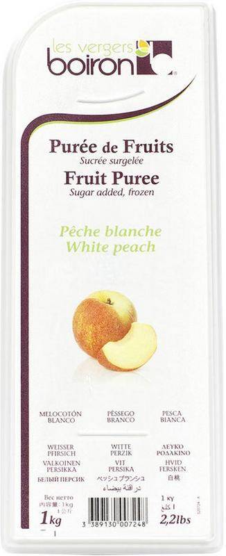 Mus brzoskwiniowy (White Peach) z/c (16°Bx) mroż.1kg/6 Boiron