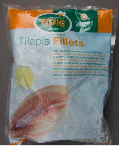 Tilapia filet b/s 140/200g, 800g/12 Epic