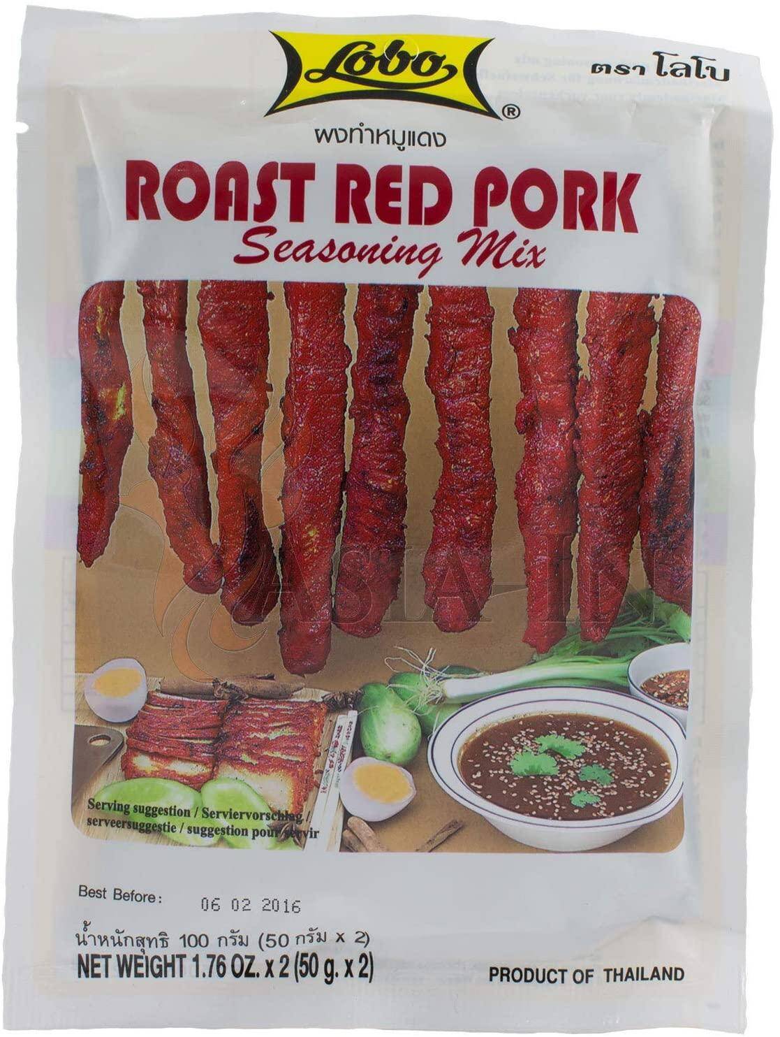 Roast Red Pork (Char Siu) 100g/12 Lobo e