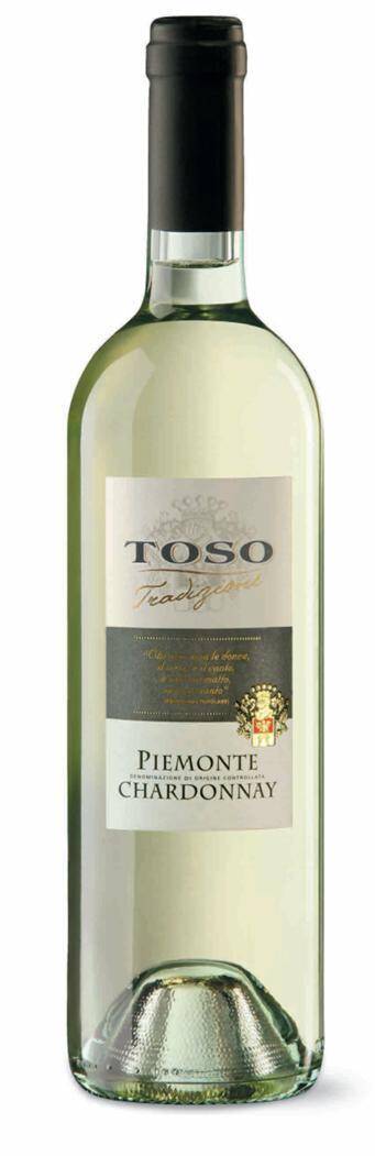 Wino włoskie Toso Chardonnay Piemonte DOC 12% BW 750ml/6 e*