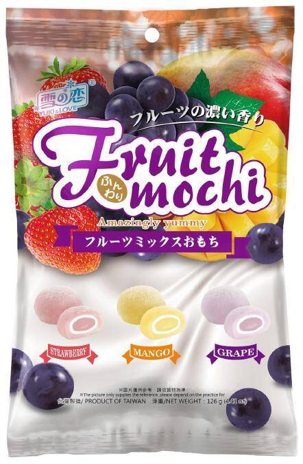 Mochi Fruit 126g/24 Yuki&Love