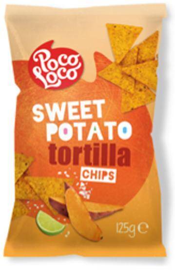 Tortilla chips Sweet Potato 125g/20 Poco Loco