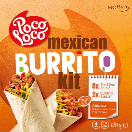 Burrito Dinner Kit 620g/10 Poco Loco