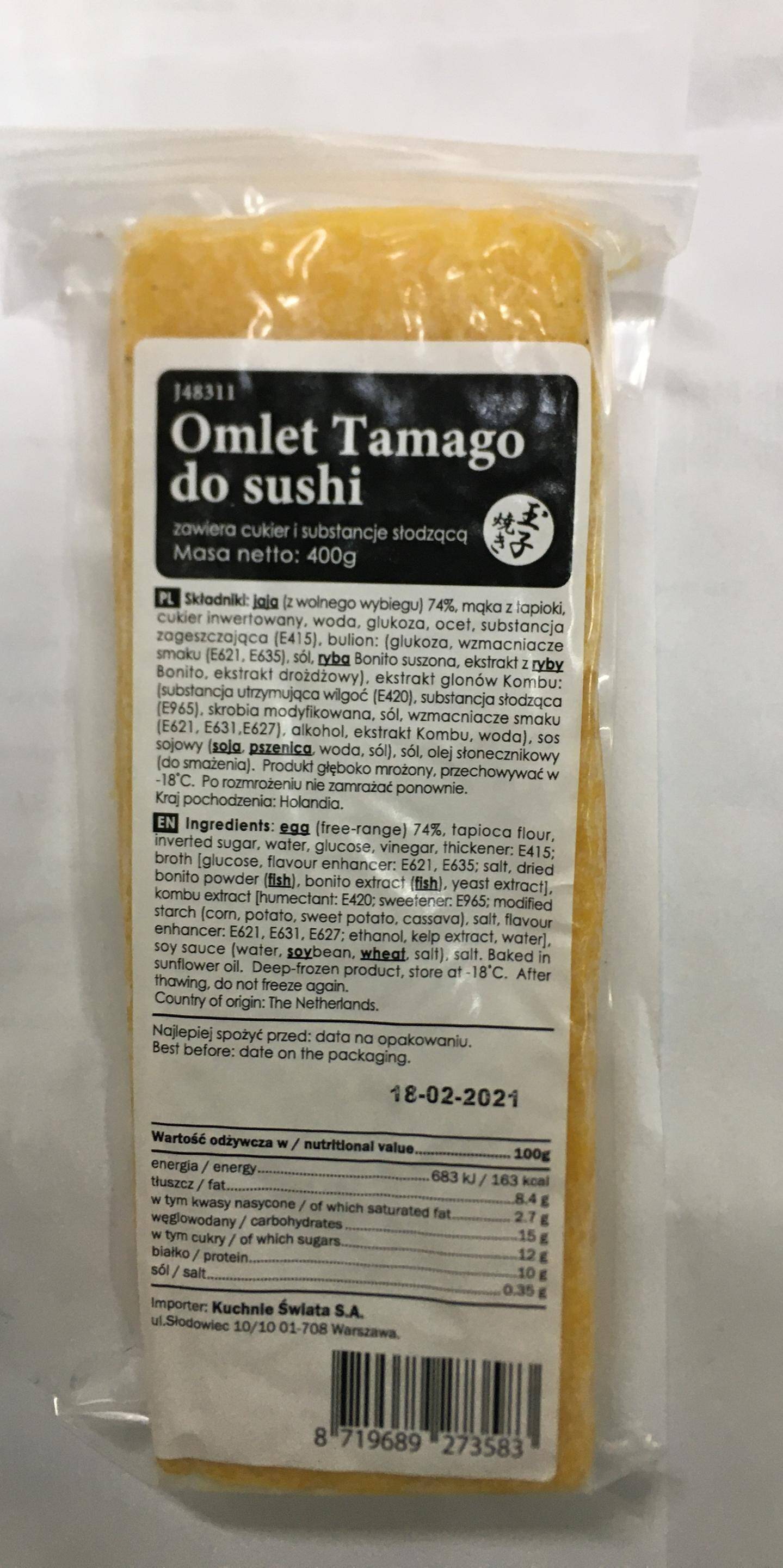 Omlet Tamago do sushi 400g/24 Kohyo