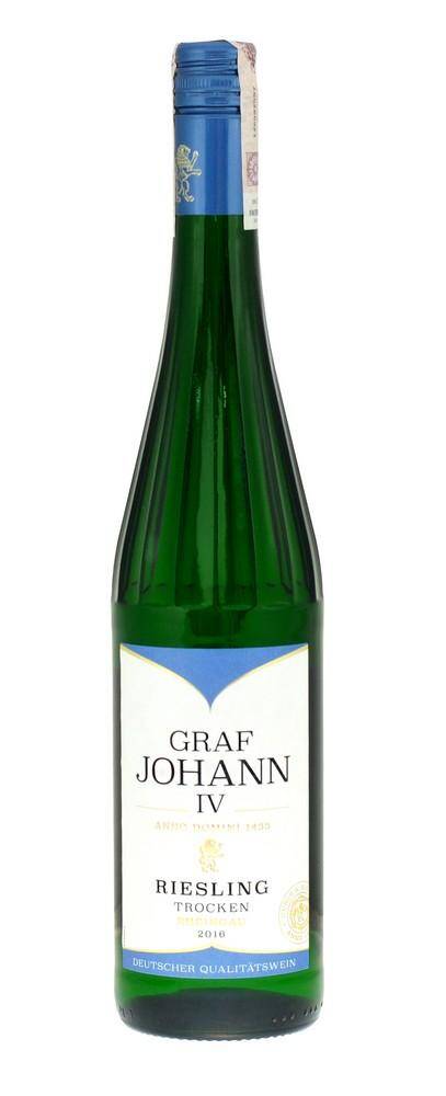 Wino niemieckie J. Graf Riesling Trock QBA Rheingau 11,5% BW 750ml/6 e