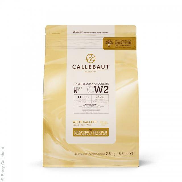 Czekolada biała,pastylki 2,5kg/8 Callebaut CW2-E4-U71