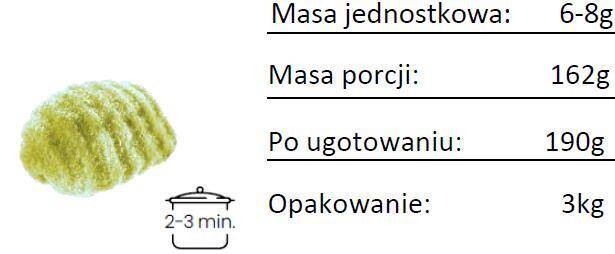 Gnocchi zielony groszek 1kg/4/krt Perino***